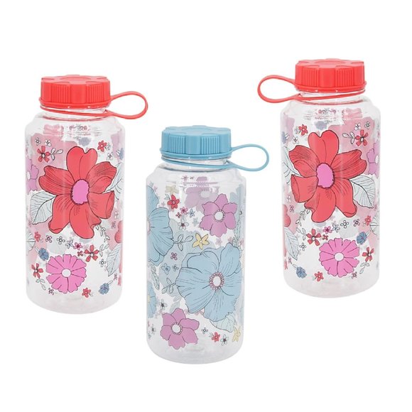1 BLUE + 2 RED brand new Wild Sage 32-oz Wide-mouth Water Bottles w/ Lids - Picture 1 of 8